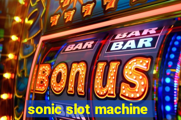 sonic slot machine