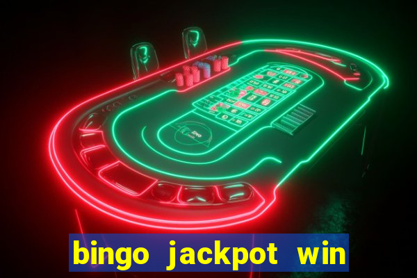 bingo jackpot win real money