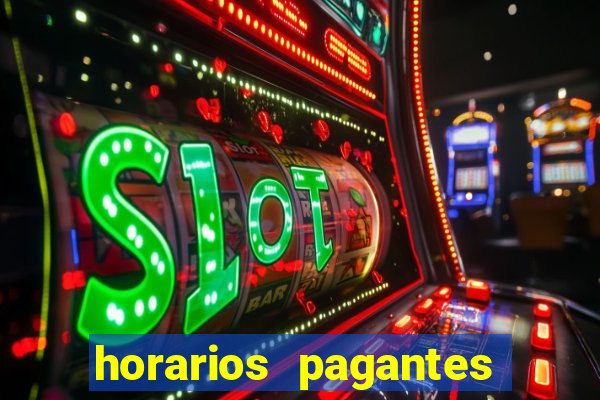 horarios pagantes fortune tiger hoje