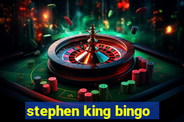 stephen king bingo