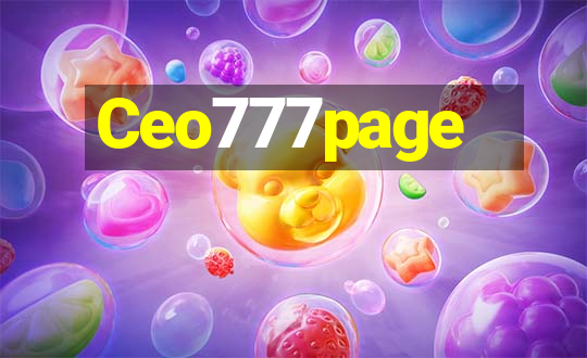 Ceo777page