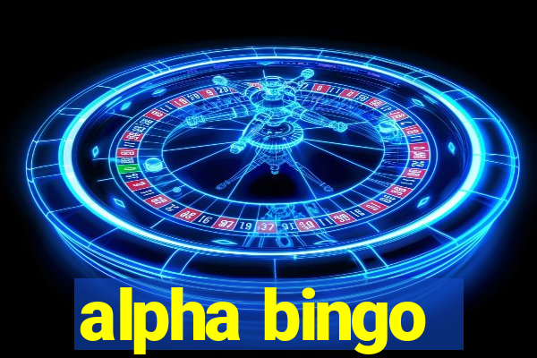 alpha bingo