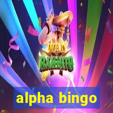 alpha bingo