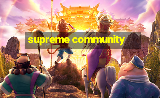 supreme community