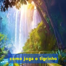 como joga o tigrinho