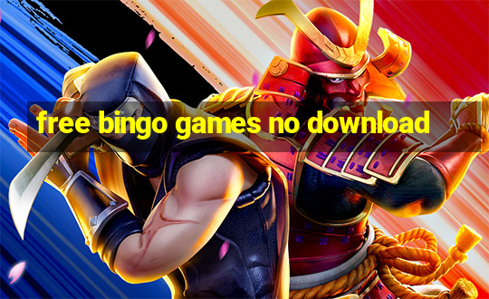 free bingo games no download