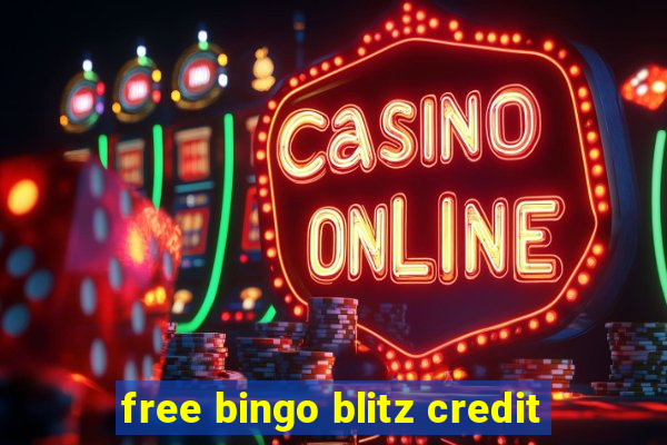 free bingo blitz credit