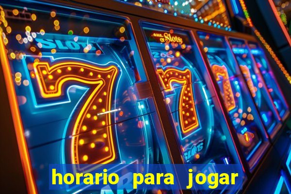 horario para jogar fortune rabbit