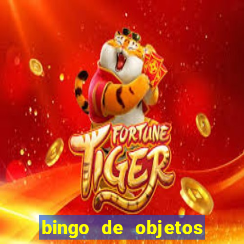 bingo de objetos para imprimir