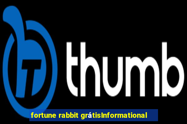 fortune rabbit grátisInformational