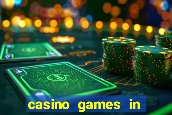 casino games in las vegas