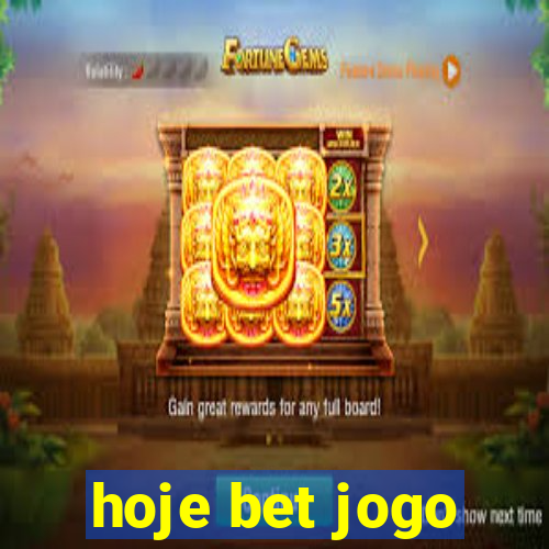 hoje bet jogo