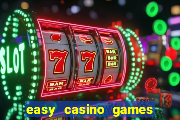 easy casino games to win money