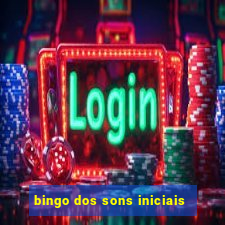 bingo dos sons iniciais