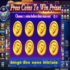 bingo dos sons iniciais