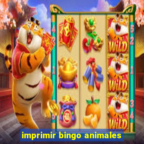 imprimir bingo animales