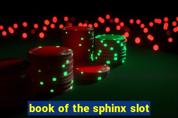 book of the sphinx slot