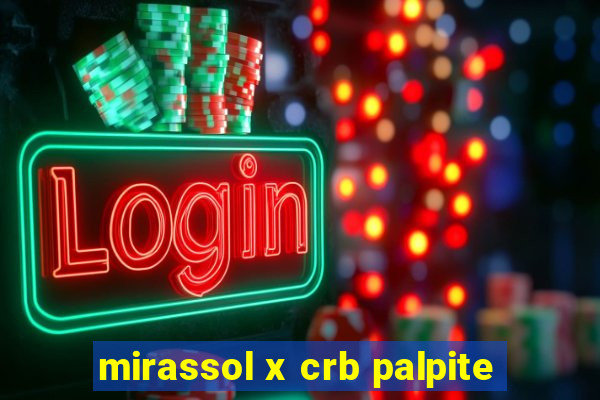 mirassol x crb palpite