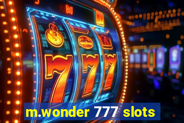 m.wonder 777 slots