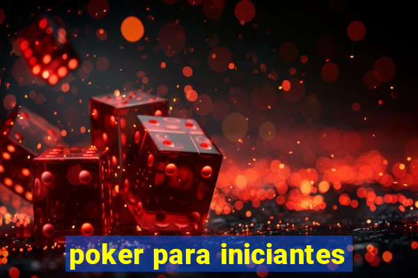 poker para iniciantes