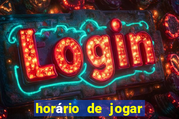 horário de jogar fortune rabbit