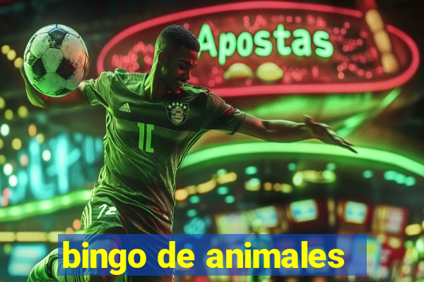 bingo de animales