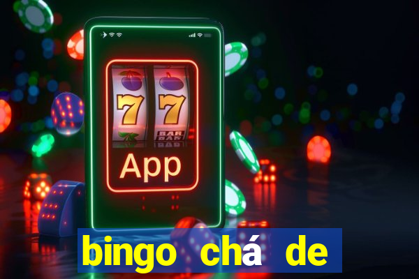 bingo chá de bebê excel