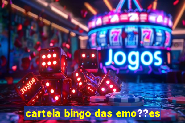 cartela bingo das emo??es