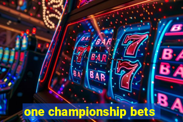 one championship bets