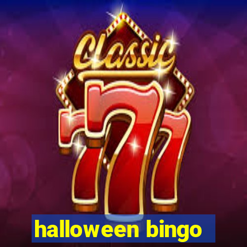 halloween bingo