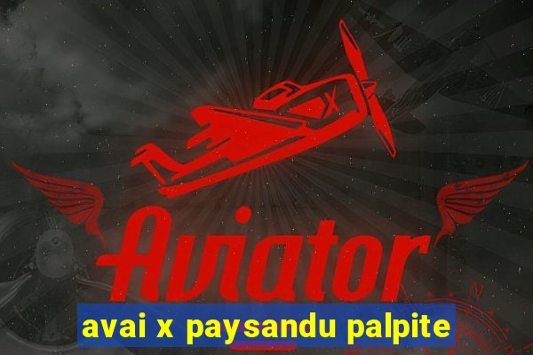 avai x paysandu palpite