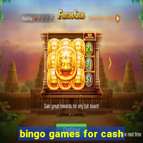 bingo games for cash