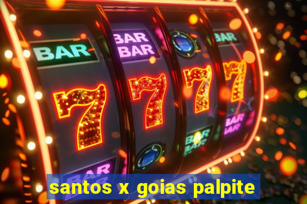 santos x goias palpite