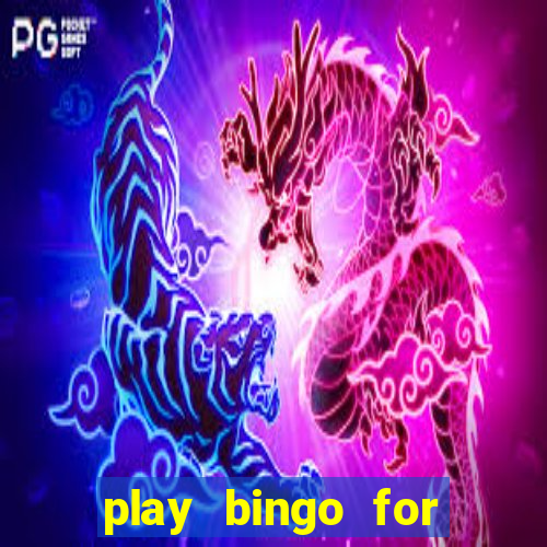 play bingo for money online