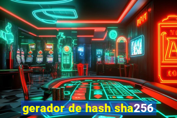 gerador de hash sha256