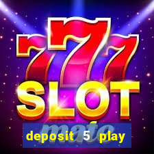 deposit 5 play with 30 bingo