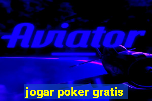 jogar poker gratis