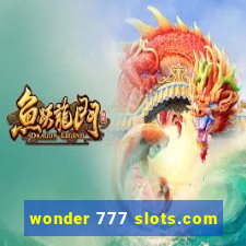 wonder 777 slots.com