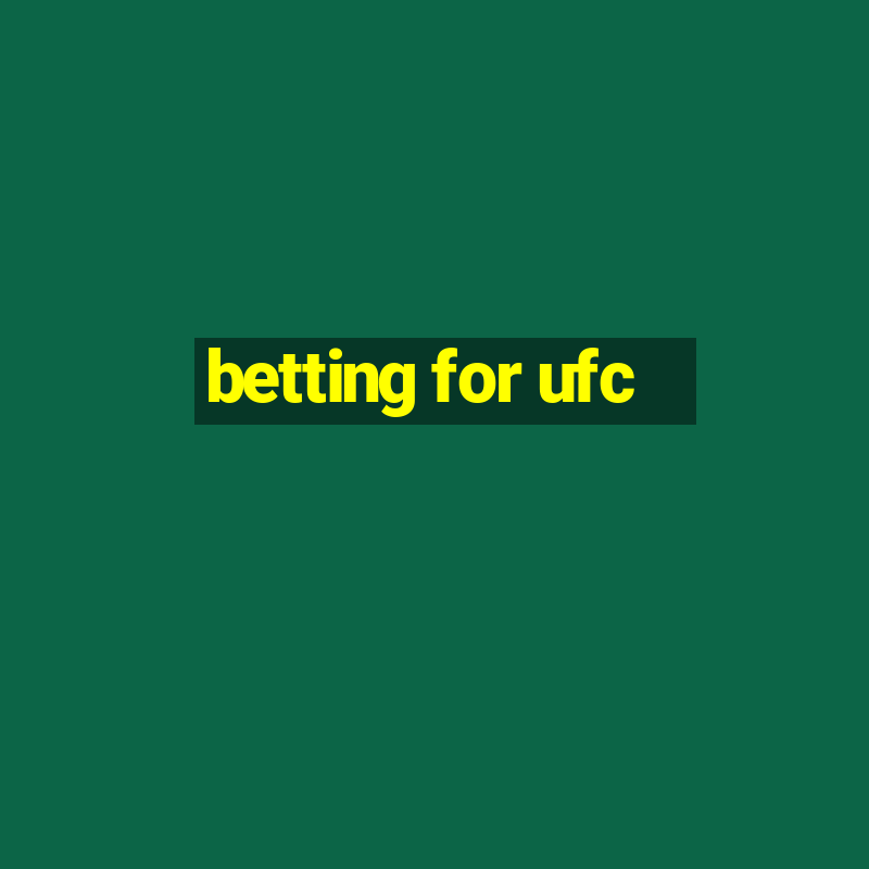 betting for ufc