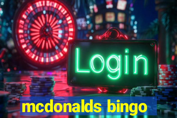 mcdonalds bingo