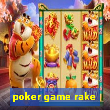 poker game rake