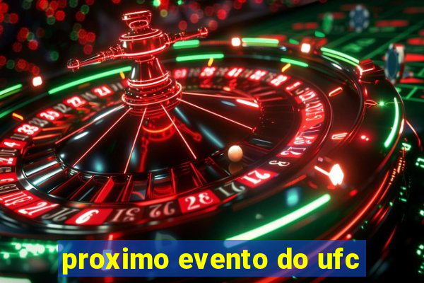 proximo evento do ufc