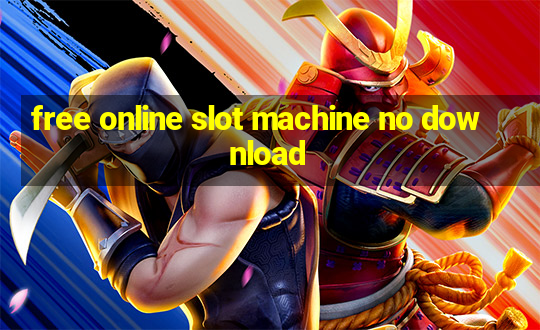 free online slot machine no download