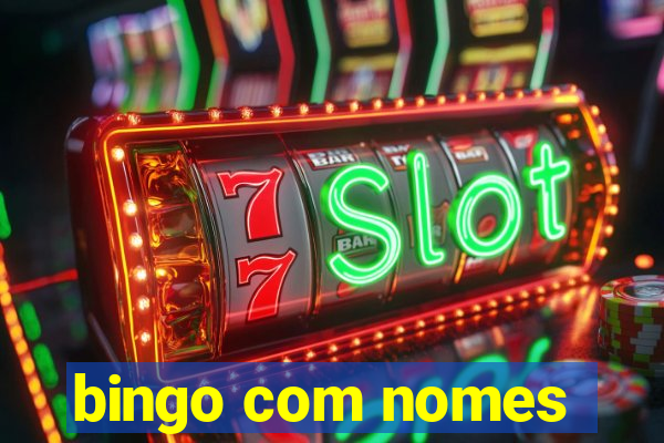 bingo com nomes