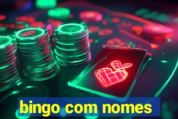 bingo com nomes