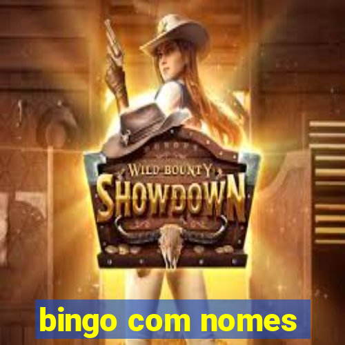 bingo com nomes