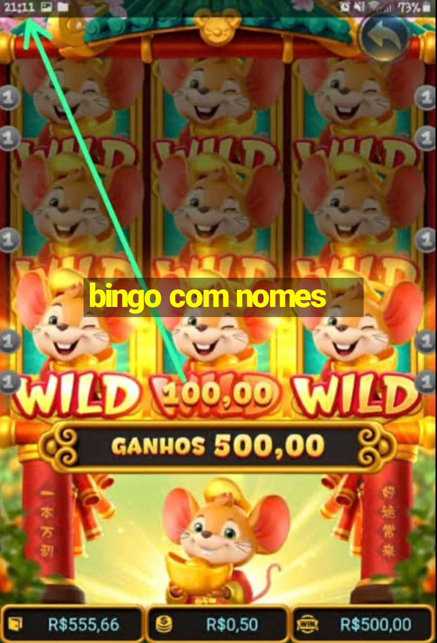 bingo com nomes