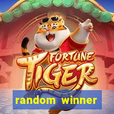 random winner triple play slot