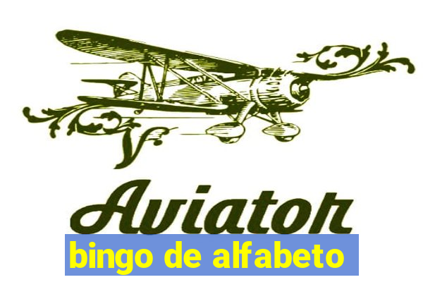 bingo de alfabeto