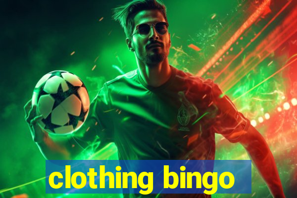 clothing bingo